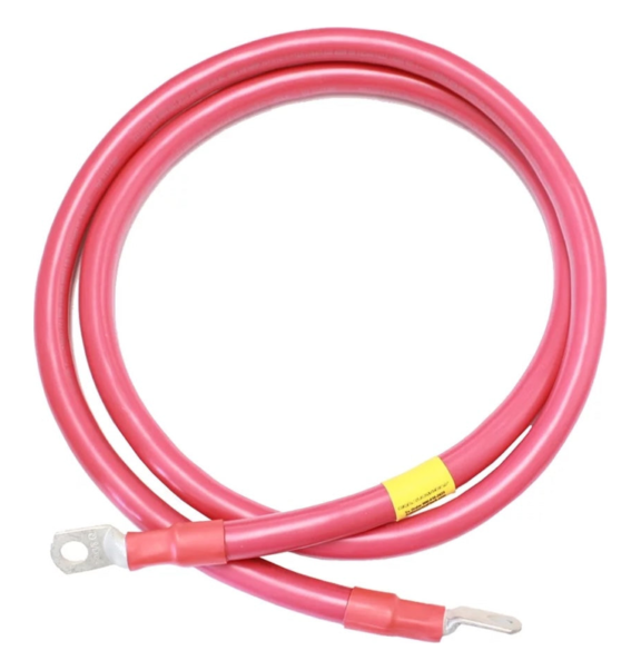 4-0 AWG Battery Cable with Lugs Red
