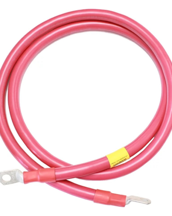 4-0 AWG Battery Cable with Lugs Red