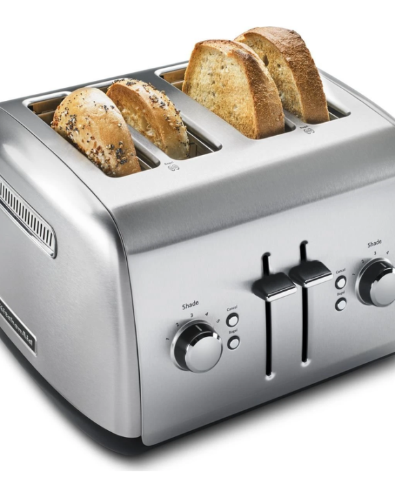 4-Slice Stainless Steel Toaster